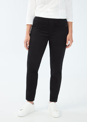 Pull-On Slim Ankle #273906N (Ebony) Mid Rise FDJ Jeans