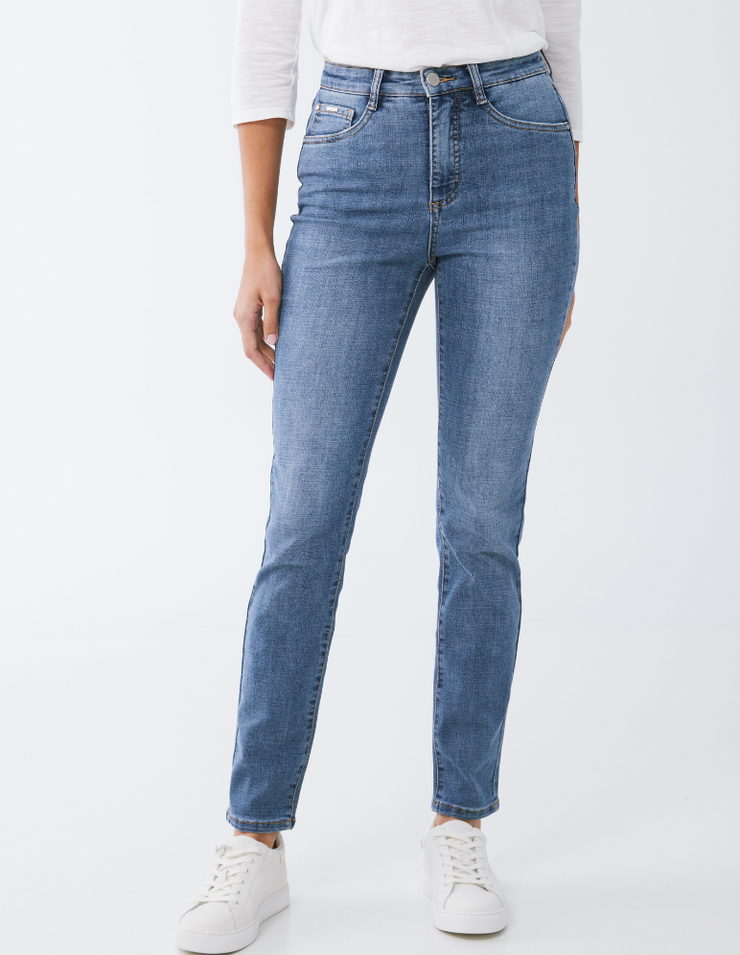 Suzanne Str Leg #6847809 (Med Wash) Hi Rise FDJ Jeans