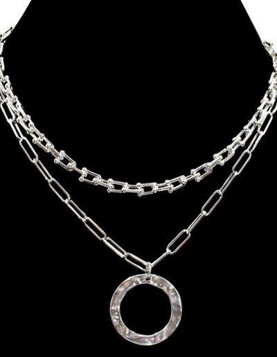 Double Chain Necklace #NO1876