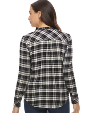 Brushed Plaid Top #1703434 - FDJ French Dressing Jeans