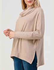 Cowl Neck Top #T515 - Essential Collection