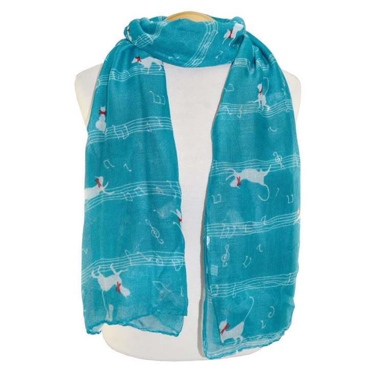 Music Cats Scarf #SRF-2058 - Shagwear