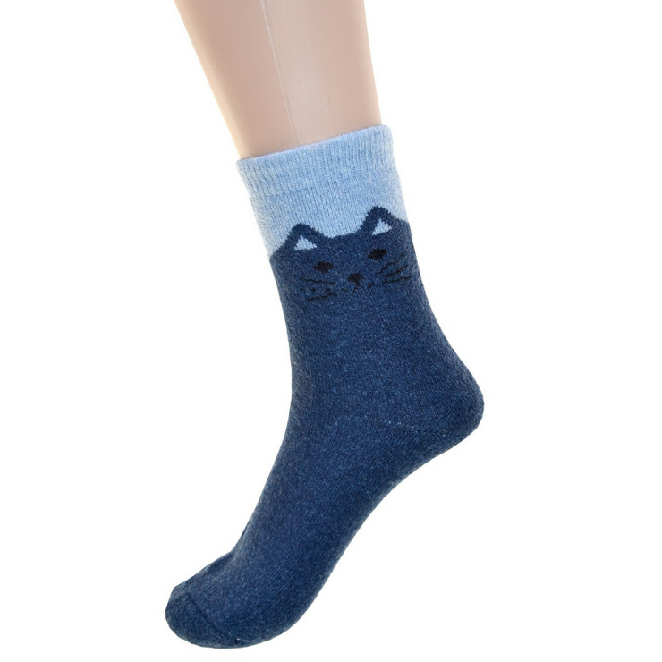 Cat Sock #3227BL - Shagwear