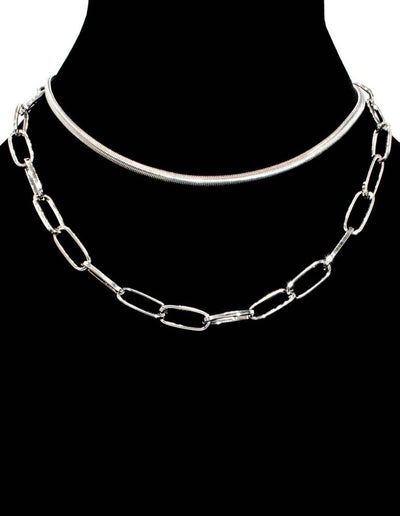 Double Chain Necklace #N02368 - Bead World