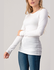 Round Neck Modal Tee #2564 - Essential Collection