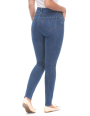 Olivia Slim Ankle #2949322 (Indigo) Mid Rise FDJ Jeans