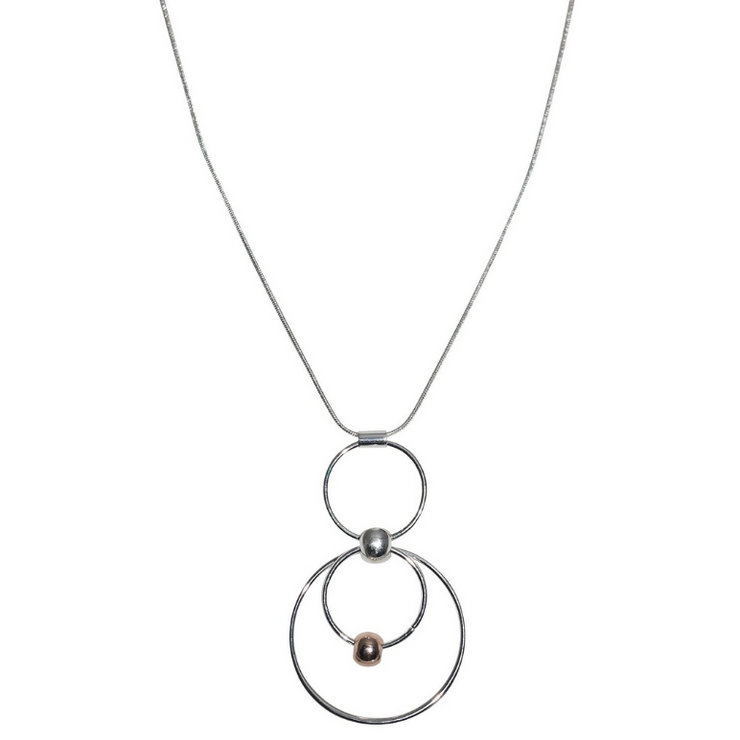 Rose Gold Ball Necklace #N02607 - Shagwear